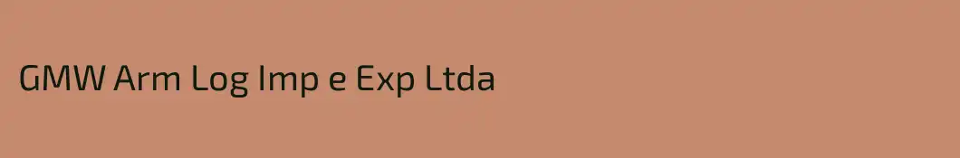 GMW Arm Log Imp e Exp Ltda